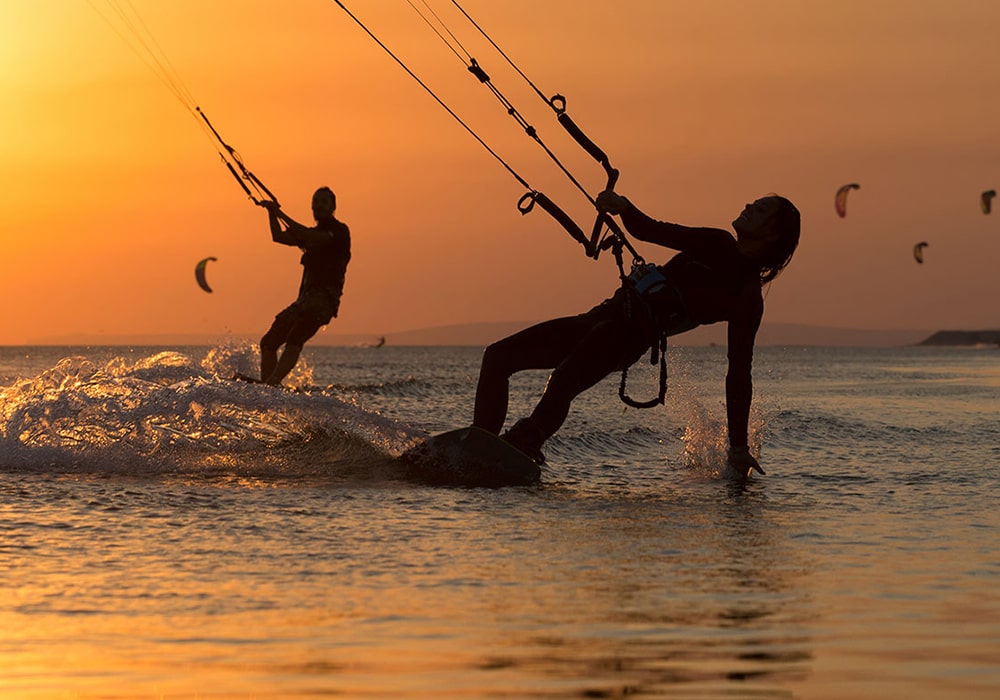 Kite Surfing in Zanzibar