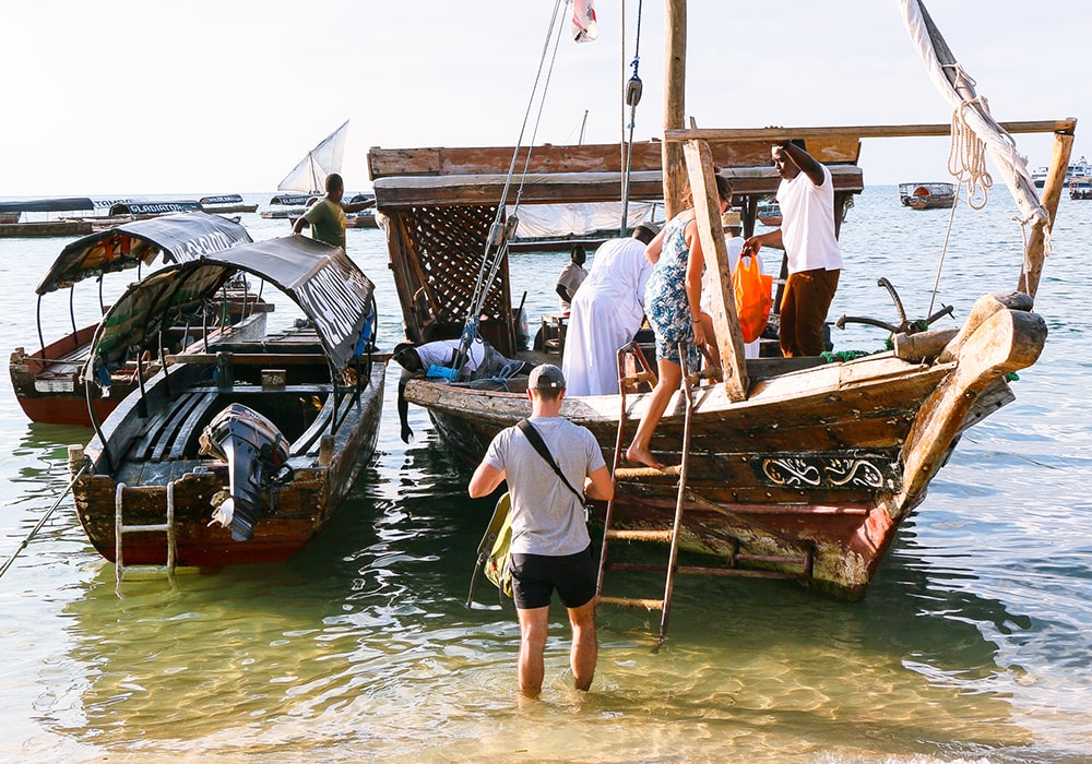 boat trips in Zanzibar