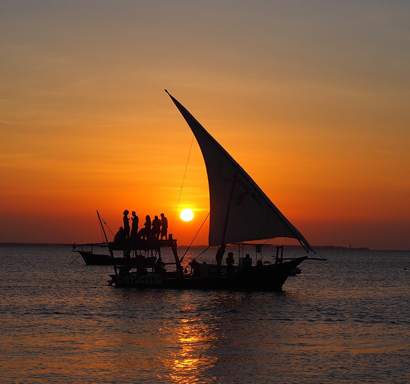 Zanzibar in February: Everthing you need to know 3 Sunset Dhow Cruise