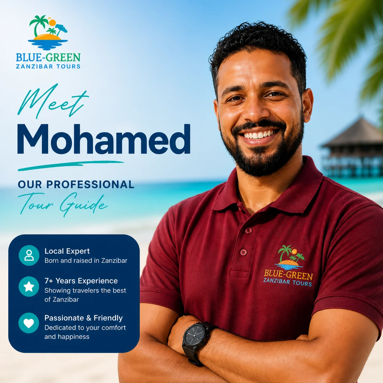 Mohamed Blue green tours guide